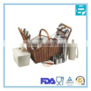Stainless Steel Outdoor Picnic Wallet With Basket thumbnail-1