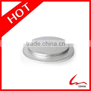 12" Round Silver Foil Cake Board thumbnail-3
