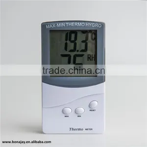 Digital Indoor Thermometer Hygrometer Clock Temperature Humidity Meter Household thumbnail-6