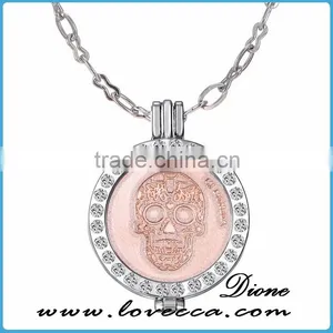 On the Website Wholesale Custom Europe Style Skull Pendant Necklace Gold Wholesale Fashion Jewelry thumbnail-4