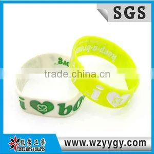 Double Side Design Silicone Wristbands thumbnail-1