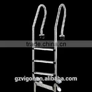 HOT Selling 304 Swimming Pool Stainless Steel Pool Ladder thumbnail-1