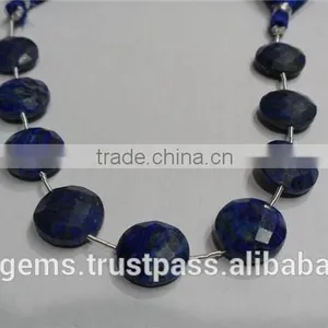 Lapiz Lazuli Coin Faceted thumbnail-2