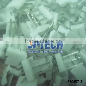 2.54mm Pitch PCB Wire to Board Connector TE 3P MAT100 HDR ASSY SQ Connector 640457-3 Right Angle Header 3 Pin Through Hole thumbnail-5