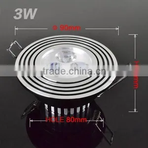 Factory 3W Led Celling Down Light With CE ROHS thumbnail-4