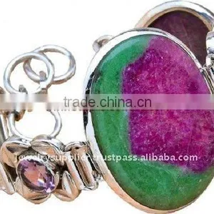 Catchy !! Ruby Zoisite Amethyst Jewelry thumbnail-1