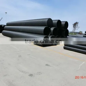 Direct Factory pe Steel Belt Reinforced Corrugated Pipe Price thumbnail-4
