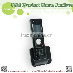 SC-9055-GH Low Cost GSM Handset Cordless Phone With Sim Card & Bluetooth Headset Support thumbnail-6
