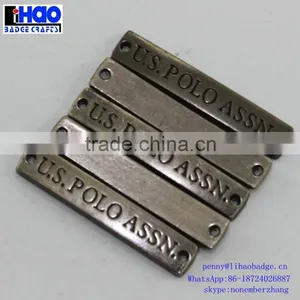 Metal Labels,Custom Design Sticker Self Adhesive Brand Metal Logo Labels thumbnail-6