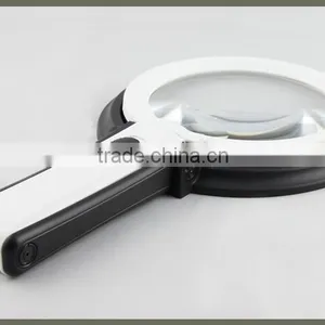 Light Plastic 2x 130 Reading Magnifier With Recharger LED Lights thumbnail-1