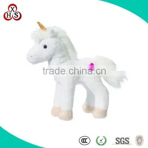 White Stuffed Unicorn Soft Plush Horse Animal Toy thumbnail-1