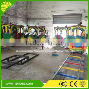 2016 New Electric Train Theme Park Mini Electric Train Kids Ride on Train for Sale thumbnail-3