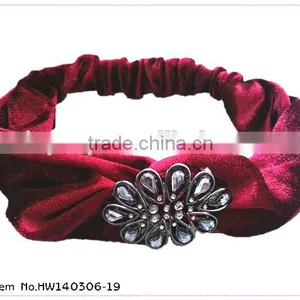 Rhinestone Stretch Headbands Wholesale thumbnail-1