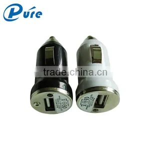 Wholesale Output 5V/1A ABS Shell Material Bullet 1 Port Smart USB Car Charger For Iphone6 and For Samsung thumbnail-6
