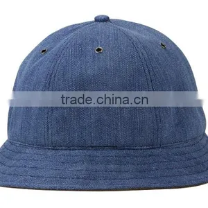 Wholesale Foldable Cotton Fashion 6 Panel Blank Designer Custom Bucket Hat thumbnail-4