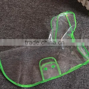 Eco-friendly 3Colours Transparent Waterproof Pet Raincoat for Dogs as Seen on TV thumbnail-5
