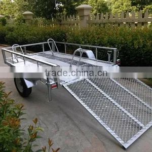 Atv Trailer With Plywood Floor and Mesh Ramp thumbnail-5
