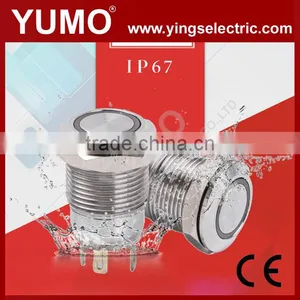 Hot Sale ABS12S-P1 8mm 12mm 16mm 19mm 22mm 25mm Momentary 3-250VDC/AC Metal Push Button Smd Micro Push Button thumbnail-1
