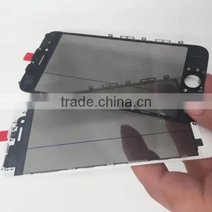Original Replacements Parts Glass With Frame Oca Polarized Glass Screen Assembly for Iphone 6 Front Glass thumbnail-1