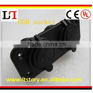 Panel Mount Dual USB Socket thumbnail-1