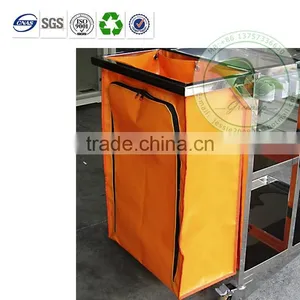 Economic Plastic Tarpaulin Cleaning Wast Bag for Janitor Cart thumbnail-1