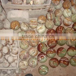 Factory Made Buy Cheap PURE Home Decoration ONYX APPLE WITH BRASS LEAF HANDICRAFTS thumbnail-3