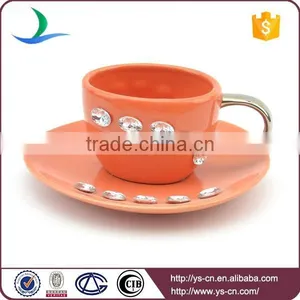 Antique Design Hot Selling Tea Coffee Set With Diamond thumbnail-3