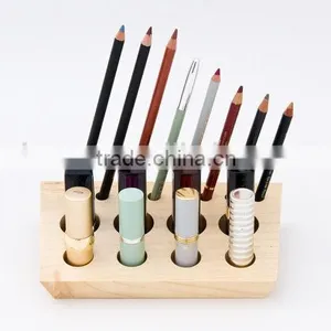 Handcraft Wooden Lipstick Holder Lipstick Organizer Makeup Storage thumbnail-3