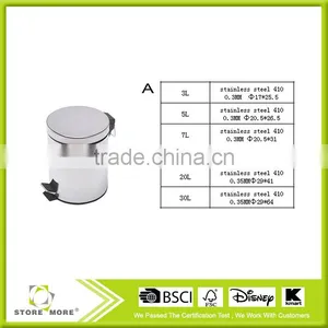 Cash Discount! Hot Selling STORE MORE Stainless Steel Trash Can thumbnail-2