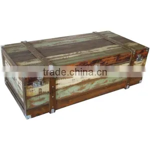 Vintage Storage Wooden Box Wholesale thumbnail-2