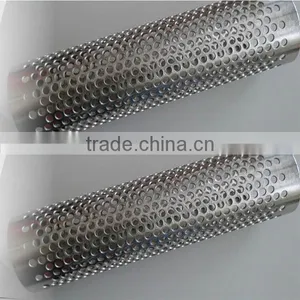 Round Hole Welded Stainless Steel Perforated Tube thumbnail-2
