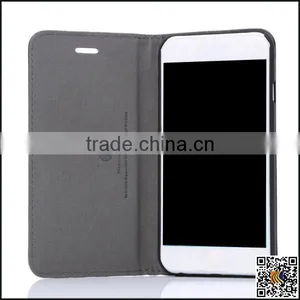 Leather Flip Case for Iphone6 Plus, Pure Colour pu Leather Flip Case for Iphone6 Plus, China Supplier Leather Wallet Case thumbnail-5
