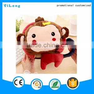 2016 Customize Wholesale Plush Anime Electric Warms Winter Cute Animal Hand and Foot Plush Warmer Electric Usb Hand Warmer thumbnail-2
