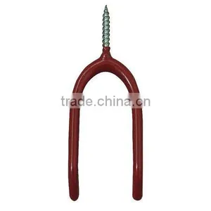 YIWU Wholesale Screw In Hook, Red Vinyl, 3 In, Various Use of Hung Tools thumbnail-1