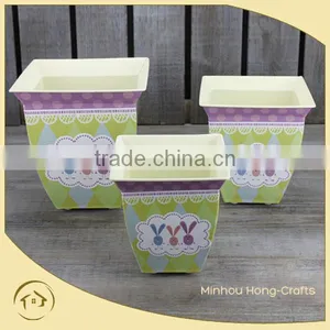Garden & Home Decor Wholesale! Metal Flower Pot, Planter, Plant Pot thumbnail-2