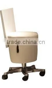 Potable Movable Ottoman Stool Hydraulic Chair With Wheels Used Salon Furniture DS-HE24 thumbnail-1