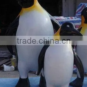 Fiberglass Penguine Statue 80cm High Resin Penguine Statue Sculpture thumbnail-2