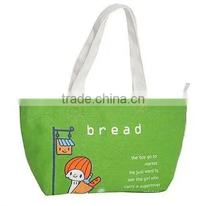 Green Ship Shape Cotton Shopping Bags thumbnail-1