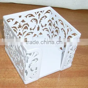 Flower Carved Metal Memo Holder thumbnail-1