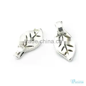Antique Silver Metal Charms Wholesale Metal Charms Decorative Pendant for Bracelet thumbnail-2