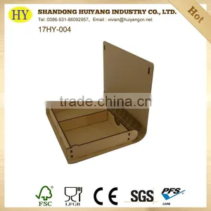 Unfinished Handmade Factory Book Shaped Wooden Packaging Box thumbnail-6