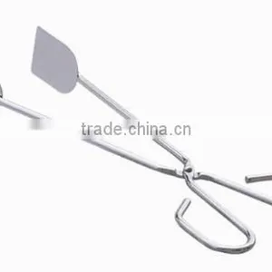HIGH QUALITY Food Tong Iron With Powder Coating Plastic Coating Handle thumbnail-5