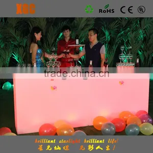 High Grade PE Plastic LED Table Party Table Outdoor Waterproof Led Table thumbnail-4