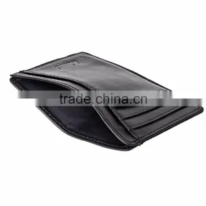 RFID Genuine Leather ID Business Credit Card Holder Italian Vegetable Tanned Leather Durable Ultra Multiple Slim thumbnail-5