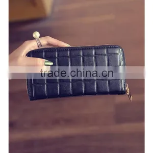 Women Long PU Leather 3 Fold Handbags Purses Clutch Wallet thumbnail-1