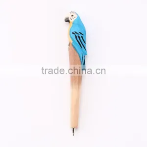 Novelty Wooden Hand Craft Animal Ballpoint Pen, Creative Wooden Craft Animal Ball Pen thumbnail-4