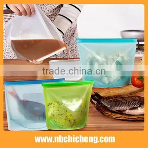 Silicone Fresh Vacuum/Kitchen Storage Bag/Silicone Food Storage Bag thumbnail-1