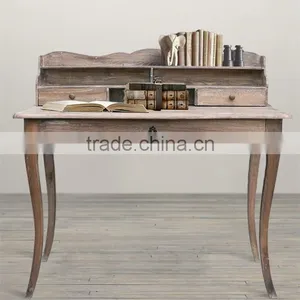 Antique Finished Kids Study Table, Solid Wood French Countryside Style Kids Homework & Reading Table - BF07-70353 thumbnail-1