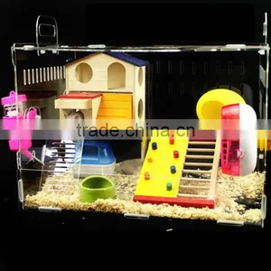 Acrylic Hamster Pet Cage for Small Animals thumbnail-4
