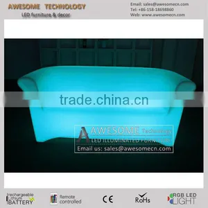 Luxury Lounge Loveseat / Led Glowing Loveseat thumbnail-1